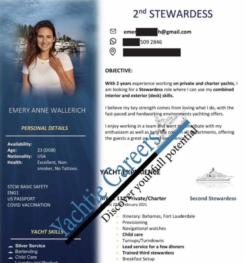 Stewardess CV