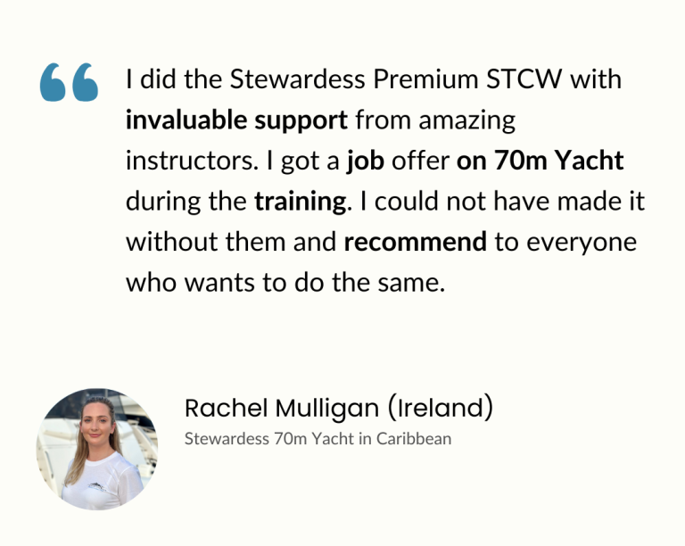 Stewardess STCW Training