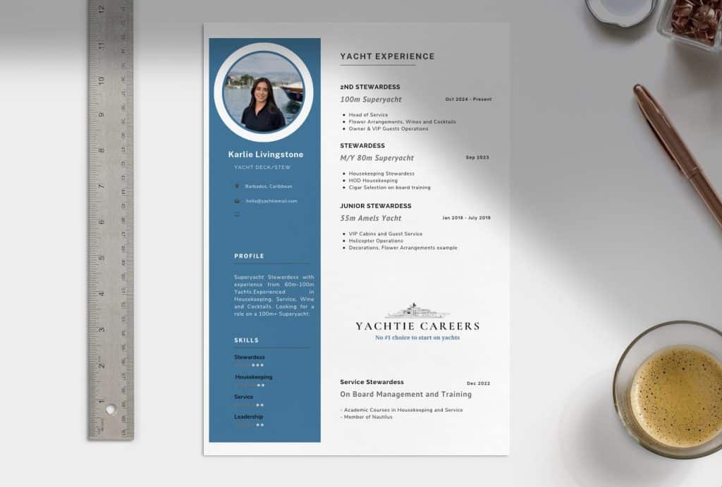 How to write a Yacht CV?